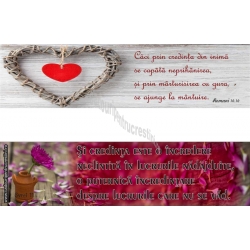 Semn carte, Caci prin credinta din inima se capata